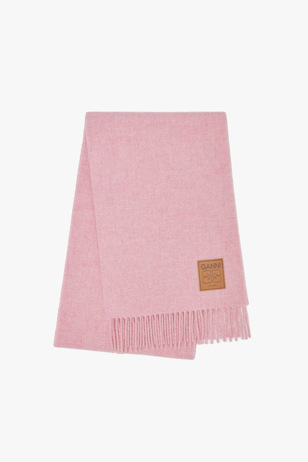 Double Face Wool Solid Scarf