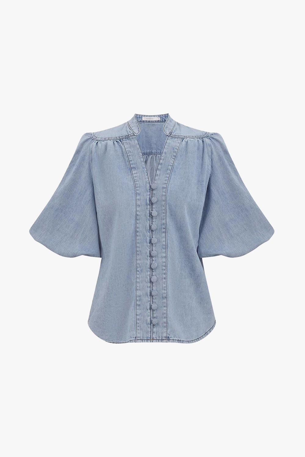 Lucky Denim Blouse