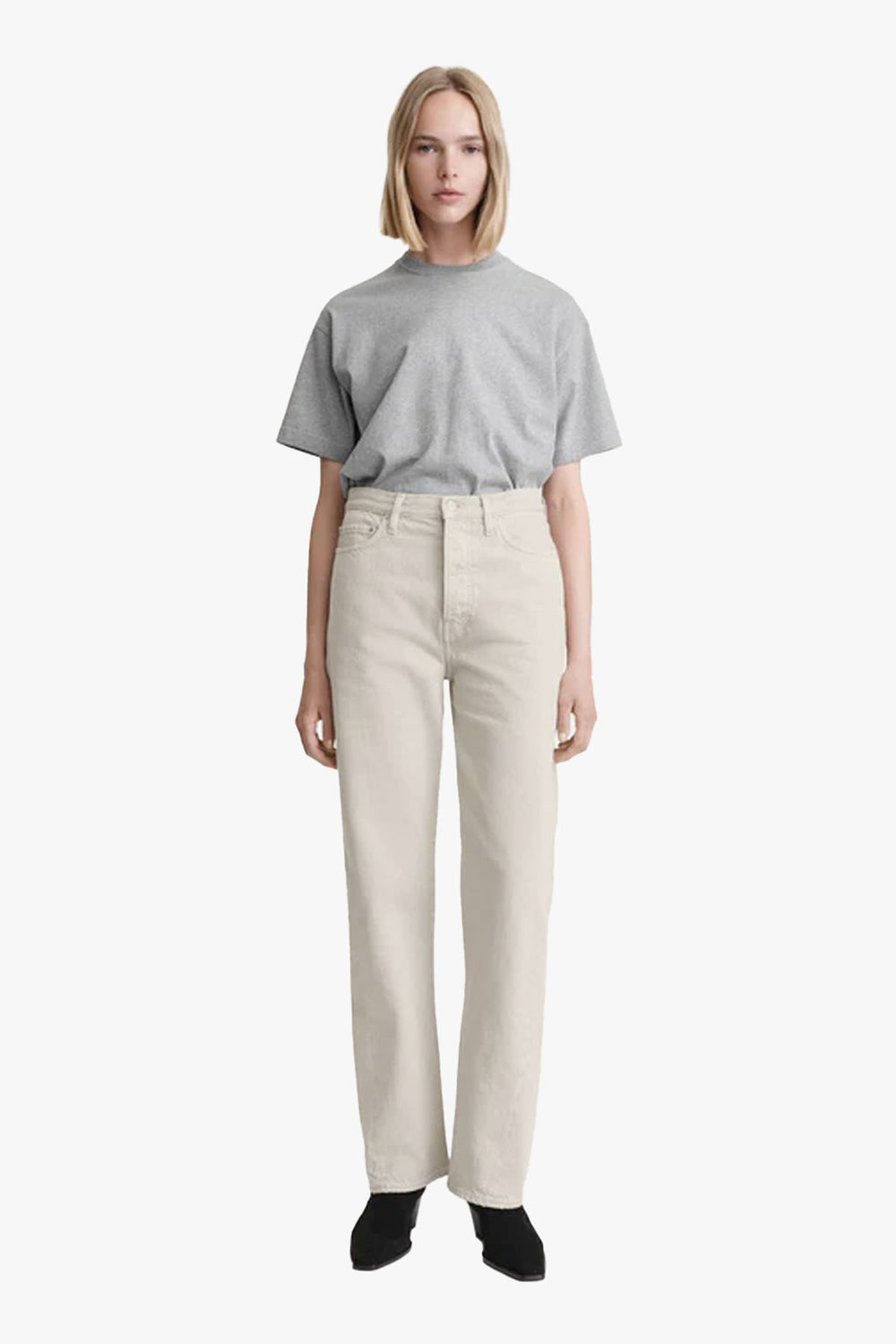 Twisted Seam Denim Full Length