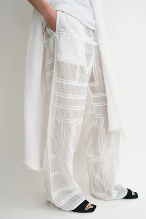 Monogram Crochet PJ Bottoms