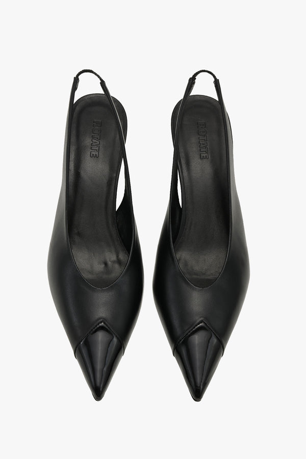Leather Slingback Pump