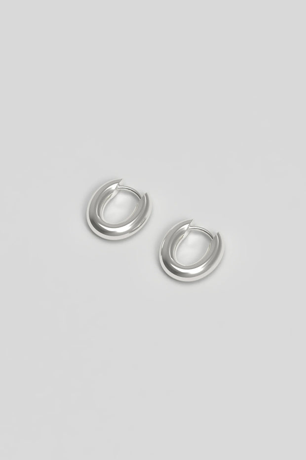 Chunky Hoop Tiny - Silver