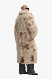 Long Hair Shearling Coat