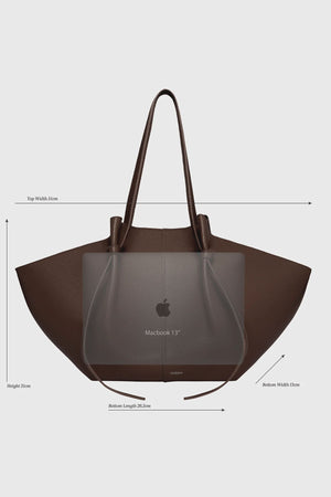 Large Mochi Pebble Grain Leather