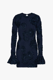 3D Mesh Mini Dress
