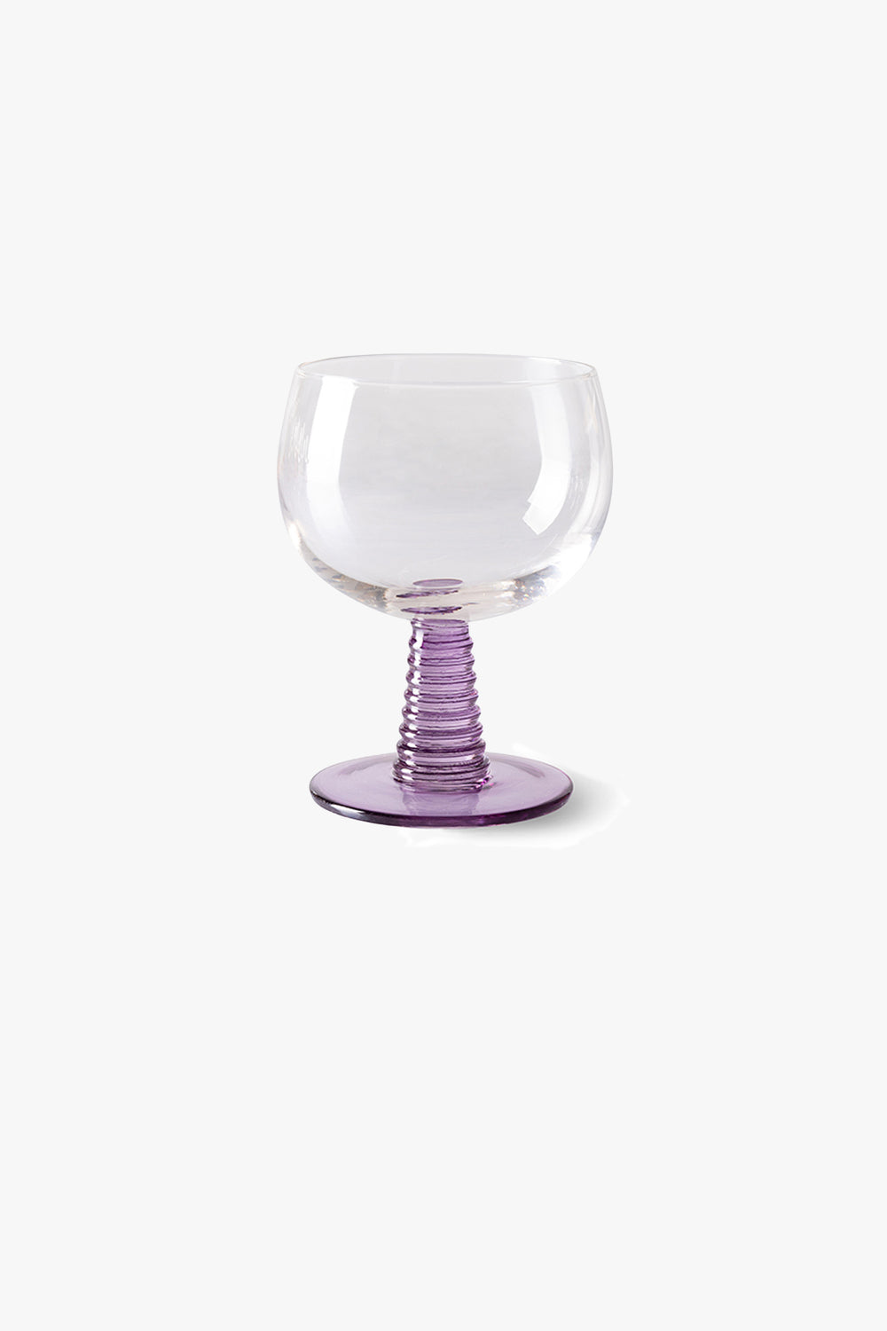 Swirl Wine Glass Low