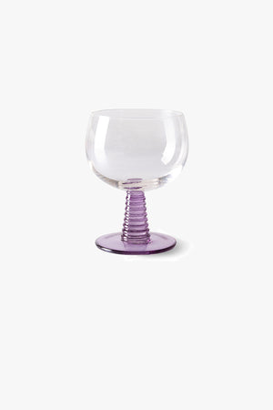 Swirl Wine Glass Low