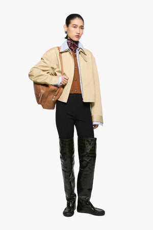 Shirt Collar Bomber Jacket