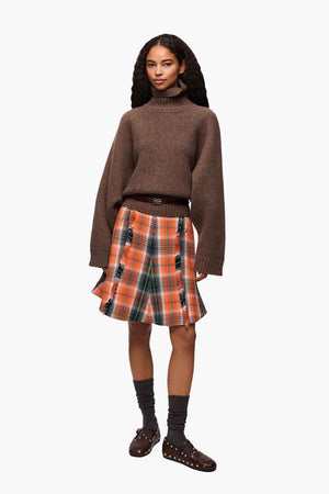 Double Knit Batwing Turtleneck