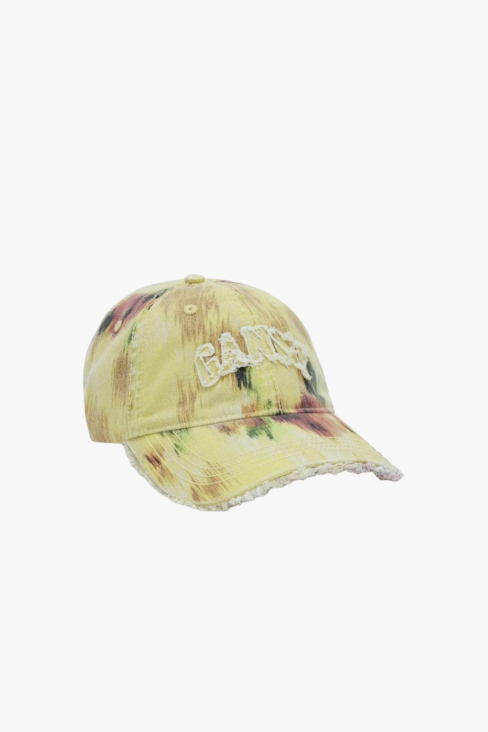 Washed Cotton Print Canvas Cap