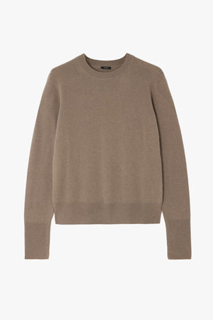 Round Neck Long Sleeve Pure Cashmere