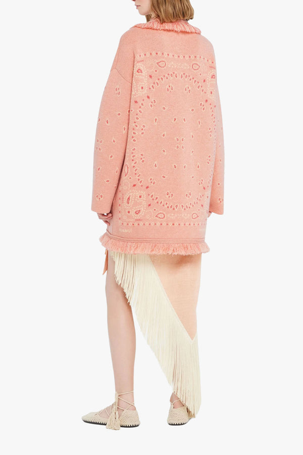 Bandana Jacquard Cardigan
