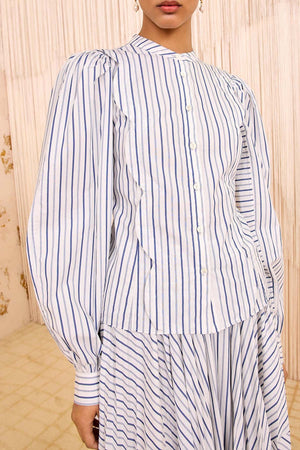 Cybil Long Sleeve Button Front Blouse