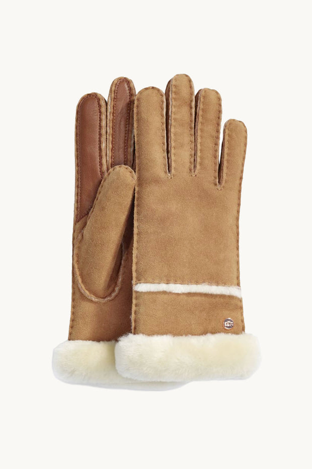 W Sheepskin Seamed Gloves