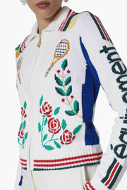 Laurel Intarsia Knit Jacket