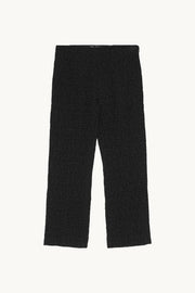 Textured Suiting Cropped Pants
