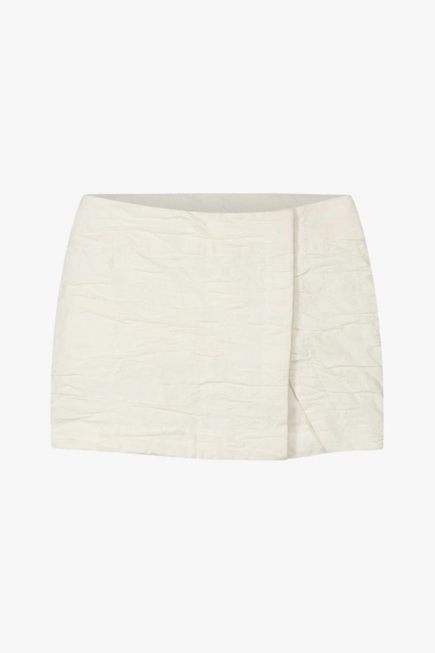 Overlap Mini Skirt