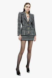 Vichy Tweed Mini Skirt