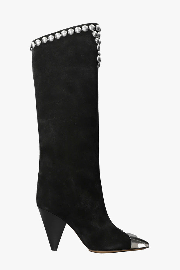 Lilezio Studded Pointy Boots