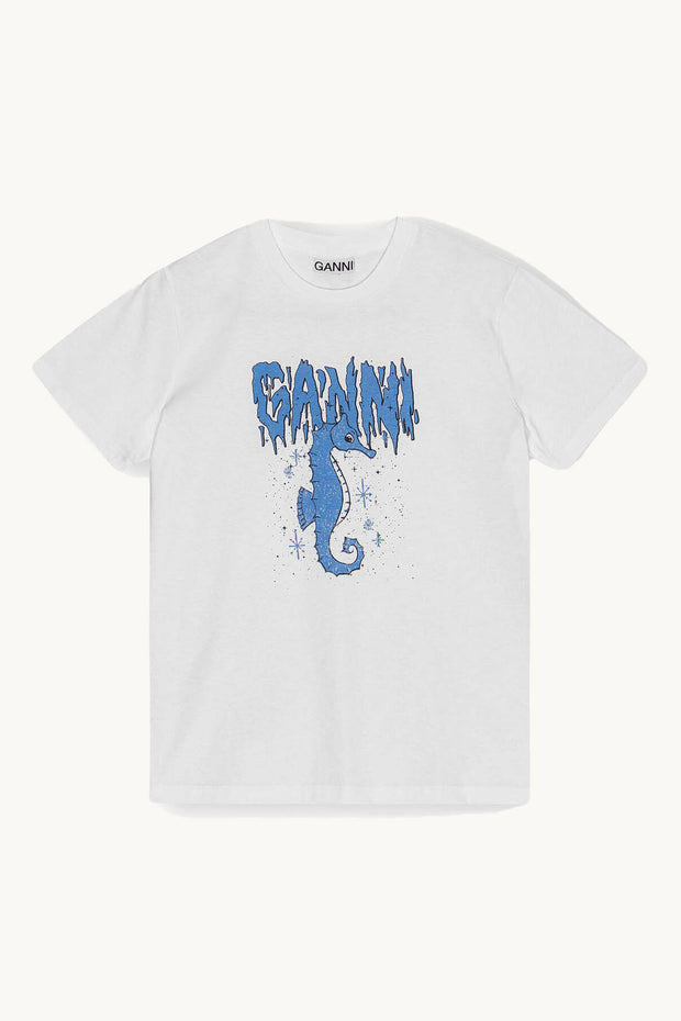 Basic Jersey Seahorse Relaxed T-Shirt