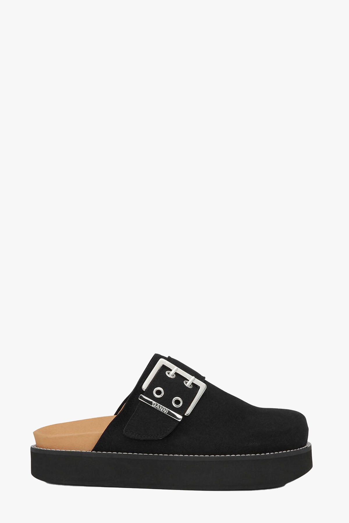 Feminine Buckle Mule Sandal