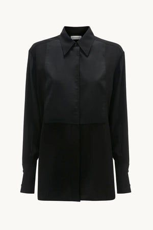 Contrast Bib Shirt