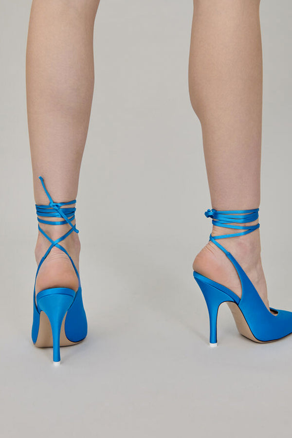 Venus High Heel Lace-Up Slingback