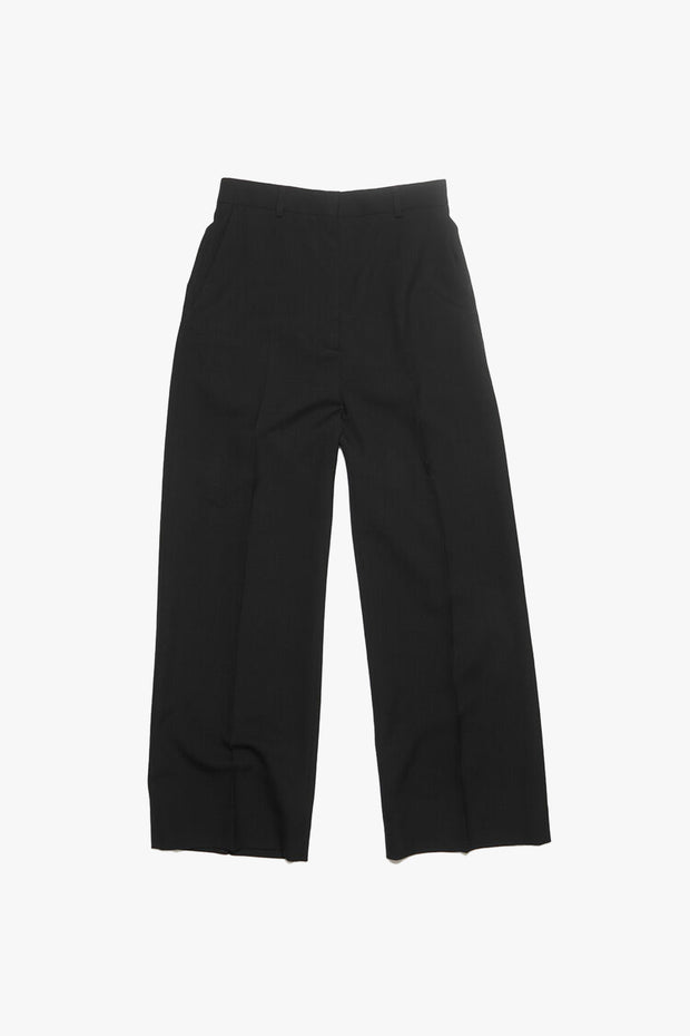 Cropped Relaxed Tailored Trousers