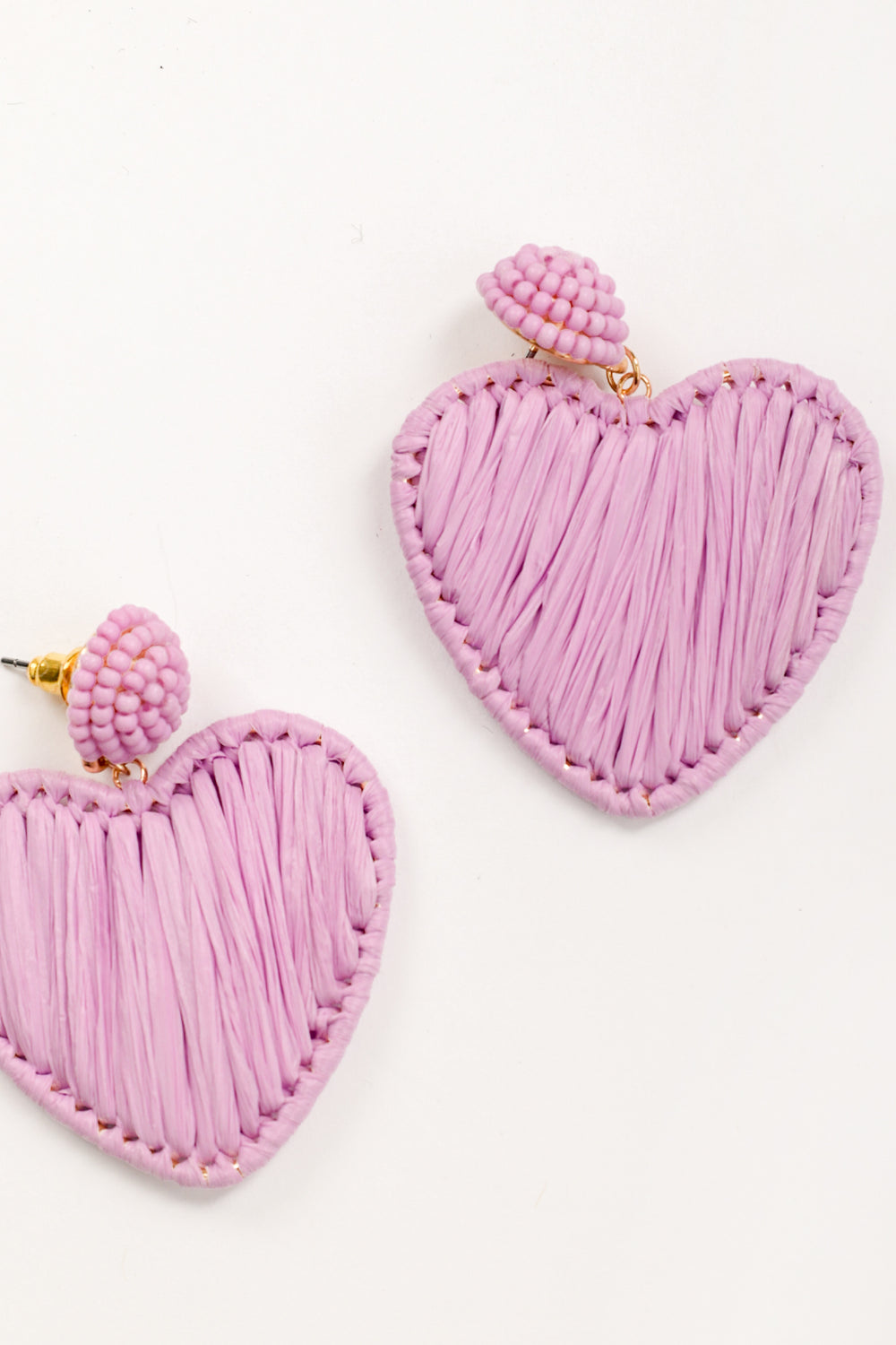 Purple Heart Earrings 201