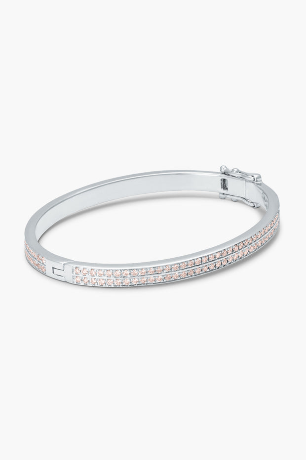 Fortis Double Full Pave Bangle