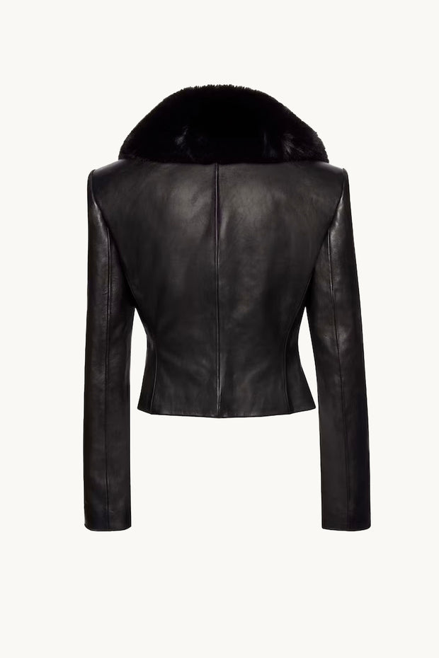 Demi Fitted Leather Jacket 09