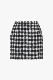 Vichy Tweed Mini Skirt